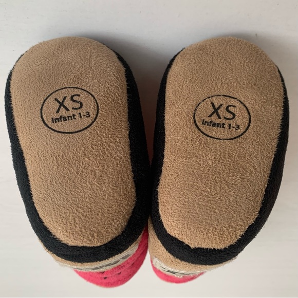 Lazy One Western Cowgirl Soft Sherpa Lined Baby Boot Slippers Sz Infant XS 1-3 - Picture 6 of 7
